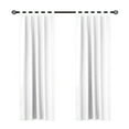 thumbnail image 7 of Kotton Culture Tab Top Curtains 100% Blackout Room Darkening Thermal Insulated Window Treatment Panels for Bedroom, Living Room, Home, Office (1 Panel, 52x120, White), 7 of 7