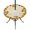 Yellow White, variant on Round Outdoor Tablecloth with Umbrella Hole and Zipper, Sunflowers Tablecloth with Elastic Waterproof, Summer Country Botanical Yellow Flowers Plaid Patio Table Covers for 55" - 60" Pool Tables
