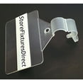 thumbnail image 2 of Wire Basket Label Holders, Plastic Sign Clip for 3/8" Wire Racks & Baskets - 2" x 1.25", 50 Pack, 2 of 5