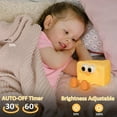 thumbnail image 2 of Luz nocturna linda de queso, lámpara de noche LED USB con luz ajustable, luces nocturnas de silicona suave para niños y bebés para dormitorio, niños y niñas, 2 of 5