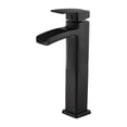 thumbnail image 1 of Pfister LG40-DF0B Kenzo Single Control Vessel Bathroom Faucet, Matte Black, 1 of 1