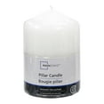 thumbnail image 1 of Mainstays Unscented 4" White Pillar Candle, 1 of 6