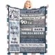 thumbnail image 1 of LHSHID 40 Birthday Decorations for Women Gifts for 40th Birthday Woman 40 Year Old Birthday Gifts Ideas for Women Men Friend Sister Husband Throw Blanket 50x60in, 1 of 6