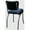 Black, variant on Richardson Seating Two Tone Channel Back Dining Chair with Waterfall Seat