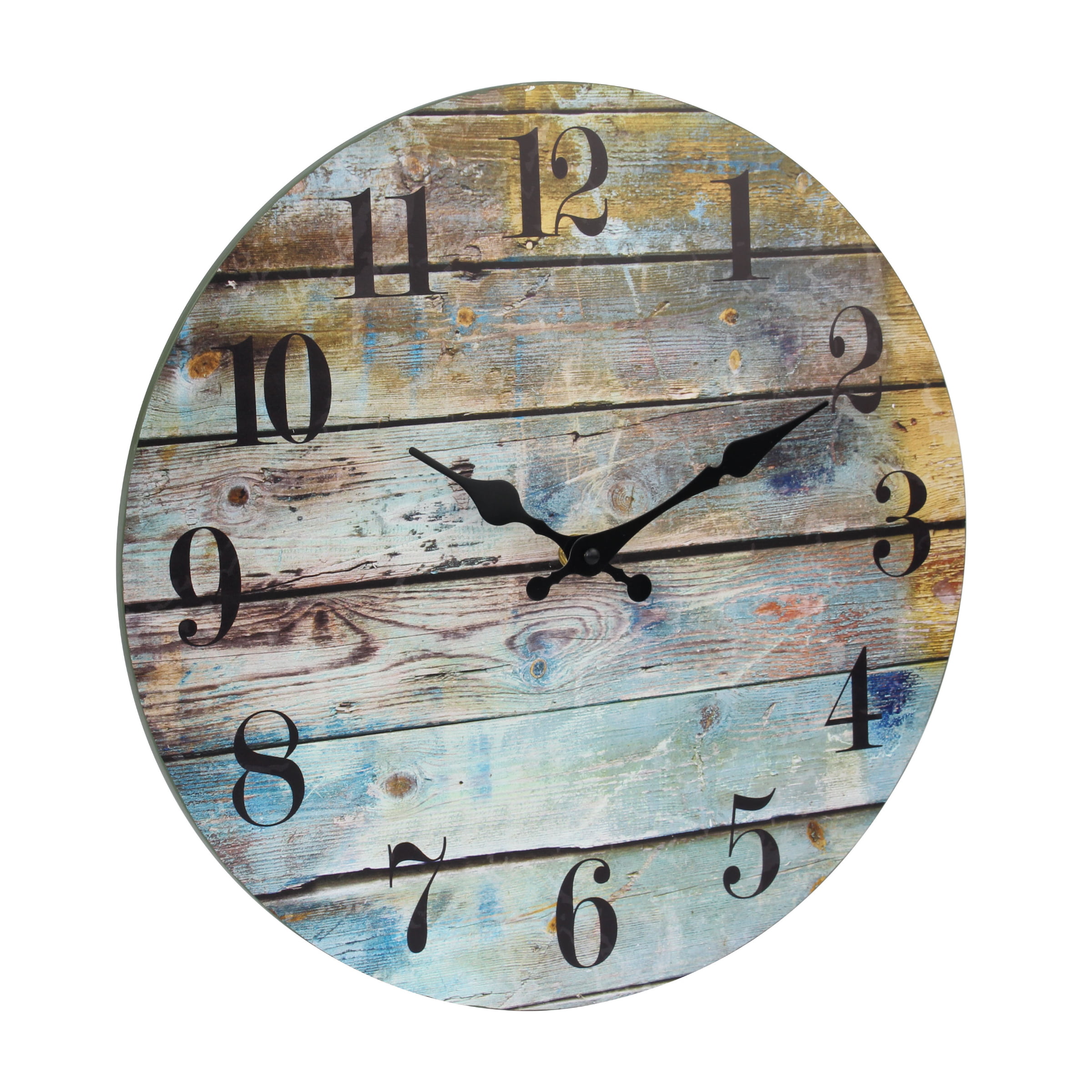 Details about   Wall Clock Round Battery Operated Rustic Iron Decor Vintage Farmhouse 23 Inch 