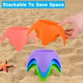 thumbnail image 5 of Portavasos de playa, accesorios de playa para vacaciones, portavasos de playa, portavasos de arena, artículos esenciales para la playa (multicolor, 5 paquetes), 5 of 5