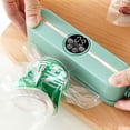 thumbnail image 5 of Shiogb Vacuum Sealing Machine Automatic, Portable Preservation Device Packaging Machine, Kitchen Vacuum Sealers for Meat Vegetables Snacks, Freshness Storage Appliance, Mint Green, 5 of 5