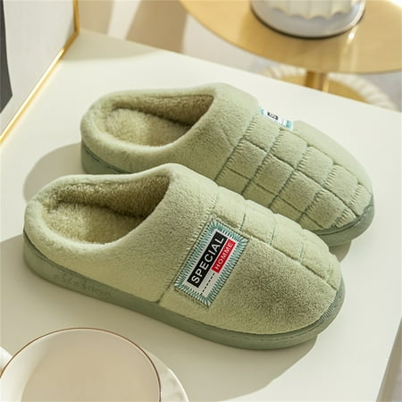 

Couple Women s Winter Indoor Home Plus Velvet Warm Thick Bottom Non Slip Cotton Slippers Slippers with Soles for Women Cow Print Slippers for Women Dog Slippers for Women Non Slip Slippers for Women