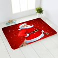 thumbnail image 2 of Alfombra manta Alfombra Franela Festiva Santa Claus Alk Anti Resbalón Para Año Nuevo Día De Navidad O O Magideal Alfombra manta, 2 of 7