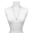 thumbnail image 3 of Delight Jewelry Goldtone Disc 1/2'' Initial - k - Silvertone Dream Big Pendant Necklace, 25", 3 of 4