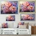 thumbnail image 4 of Designart "Enchanting Sunset Peonies" Peonies Floater Framed Canvas Prints, 4 of 5