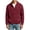 Red, variant on Josdec Men Waffle Knit Lapel Cardigan Jacket, Solid Color Long Sleeve Button Front Outerwear, Casual Fall Winter Layering Tops S-5XL