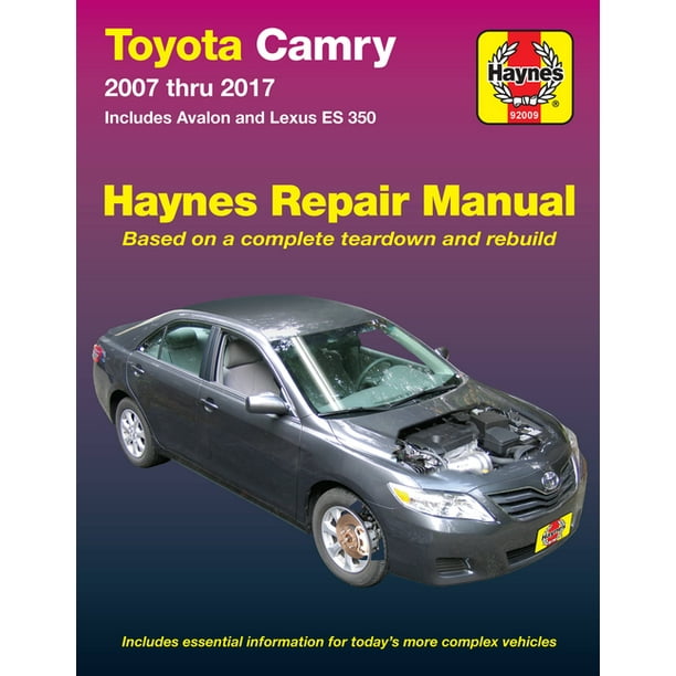 Haynes Automotive Toyota Camry Online Auto Repair Manual 2007 Thru