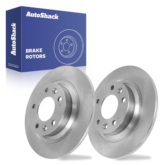 AutoShack Rear Brake Rotors for Ford & Lincoln, Fusion 2012 MKZ 2012, AWD FWD L4 2.5L V6 3.0L 3.5L - 11.01" (279.6 mm), 5-Lug