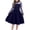 Test#26 Navy, variant on mgoYE Sequin Dress for Girls Girls Dresses Contrast Mesh Puff Long Sleeve Mock Neck Formal Party A Line Short Tulle Dress(Navy,5-6 Years)