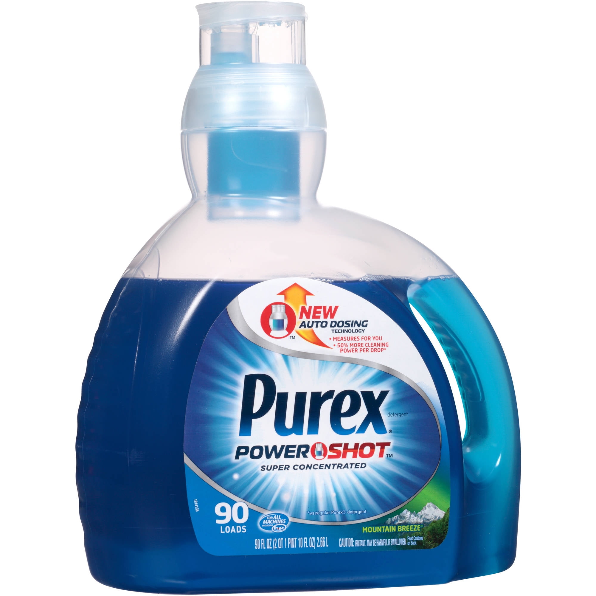 Purex Power Shot Detergent Moutain Breeze 90 0 FL OZ Walmart