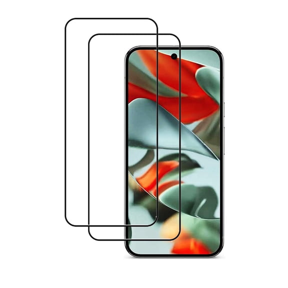 AISELAN for Google Pixel 9 pro Screen Protector - 2PCS Full Coverage 9H Scratch Resistant Bubble-Free Tempered Glass Film for Pixel 9 PRO