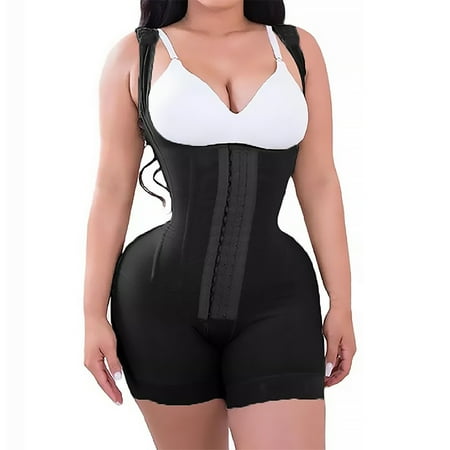 

Kolable Full Body Shaper for Women Tummy Control Shapewear Stage 2 Butt Lifting Shapers Open Crotch 3 Row Hooks Bodysuit