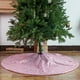 thumbnail image 1 of Falda de árbol de Navidad de 90/120cm, estera redonda brillante para árbol, suministros para fiestas navideñas en casa, 1 of 5