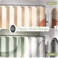 thumbnail image 3 of Black Shower Curtain Hooks, 12PCS Rust Proof Shower Curtain Rings, Decorative Modern Shower Curtain Hangers, Elliptical Heavy Duty Design Convenient for Bathroom Kitchen Wardrobe, 3 of 5