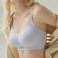 thumbnail image 4 of Ashirexll Plus Size Bras for Women, Push Up Bra, Full Coverage Wireless T Shirt Bra Everyday Comfortable Fashion Casual Solid Color, 4 of 7