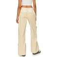 thumbnail image 3 of Cali1850 Women's Y2K Cargo Pants Mid Rise Loose Wide Leg Baggy Casual Streetwear Corduroy Trousers, 3 of 5