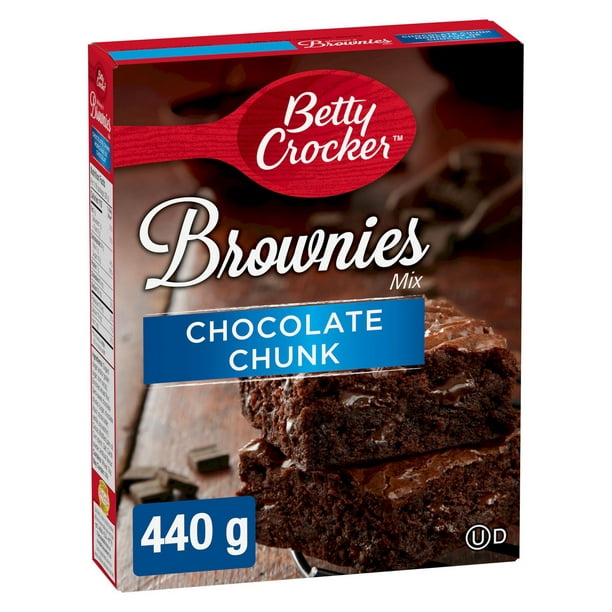 Mélange à brownies Betty Crocker, morceaux de chocolat, 440 g, 16 portions 440 g