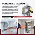 thumbnail image 5 of Faucet Wrench Multi-Function Socket Wrench Plumber Hand Tool Faucet Repair Nut Sink Wrench Repair To, 5 of 5