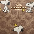 thumbnail image 4 of Bolsa Crossbody Coach Teri Snoopy Café Claro Canvas, 4 of 6