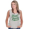 thumbnail image 4 of Plant Power Vegetarian Vegan Workout Plus Size Graphic Tank Top Brisco Brands 3X, 4 of 5