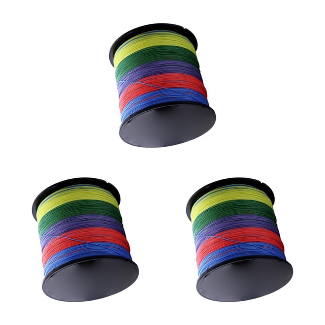 Sonducket Línea de pesca trenzada de 8 hebras, pieza de trenzado simple, cuerda de aparejos para exteriores Type3 NO3
