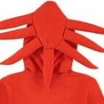 thumbnail image 4 of Boys Sonic The Hedgehog Shadow,Tails and Knuckles Cosplay Zip Up Fleece Hoodie-Boys 4-20 Red, 4 of 7
