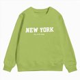 thumbnail image 4 of Girls Sweatshirt Letter Sweatshirts for Teen Girls Crewneck Oversized Sweatshirt Kids Fashion Long Sleeve Pullover Tops Kaprioy Girls Sweatshirt, 4 of 4