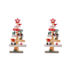 thumbnail image 1 of Navidad Letreros Placa Alfabeto Regalos Fiesta Nuevo (Santa Snowman), 1 of 2