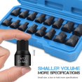 thumbnail image 3 of Metric and Imperial Hex Socket Bit Set with Integrated Torx for Electric Wrenches, 3 of 6