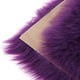 thumbnail image 5 of Alfombra lavable, cálida, suave, de pelo largo, para ventana, sofá o asiento. Púrpura, 5 of 9