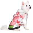 thumbnail image 2 of Haiem Watercolor Tropical Gnomes for Winter Dog Hoodie Sweatshirts with Pockets Warm Dog Clothes for Small Dogs Chihuahua-X-Small, 2 of 7