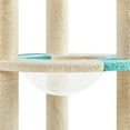 thumbnail image 5 of Yaheetech 35.6″ Tall Ocean Cat Tree with Detachable Clear Bowl,Indigo/Beige, 5 of 8