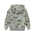 thumbnail image 3 of POPTEM Toddler Boys Zip-up Hoodie Excavator Sweatshirt Cotton Jacket Kids Clothes Grey 3T, 3 of 8