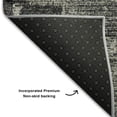 thumbnail image 5 of Addison Rugs Mayfield Premium Machine Washable Transitional Abstract Black Rectangle Rug, 9' x 12', 5 of 6