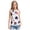 Navy, variant on Toddler Girl 4th of July Tank Cotton Kids American Flag Shirts Patriotic Outfit Independence Day Tees Top (Red, S)