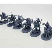 Table Top gaming Miniature 32mm 6 pack Viking horsemen