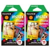 Fujifilm Instax Mini Rainbow Film (10 Exposures Each) - 2 Pack