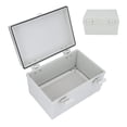 thumbnail image 4 of Caja De Proyectos, Cubierta Con Bisagras Robusta Caja De Conexiones Eléctricas Gris Impermeable ABS Para Césped Para Herramientas Eléctricas, 4 of 7
