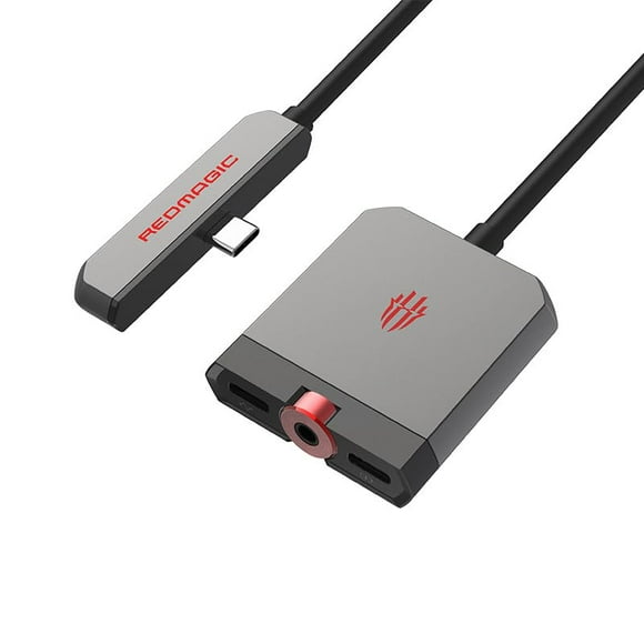 Adaptateur nubia RedMagic 2-en-1 USB-C vers Écouteurs Audio 3,5 mm