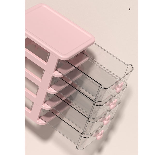 Cajón de plástico para almacenamiento de escritorio, organizador de cajones pequeños y múltiples, organizador de cajones de plástico creado magistralmente Jadeshay A