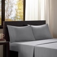 thumbnail image 5 of Microfiber Sheet Set Comfort Classics, Full, Gray, 5 of 7
