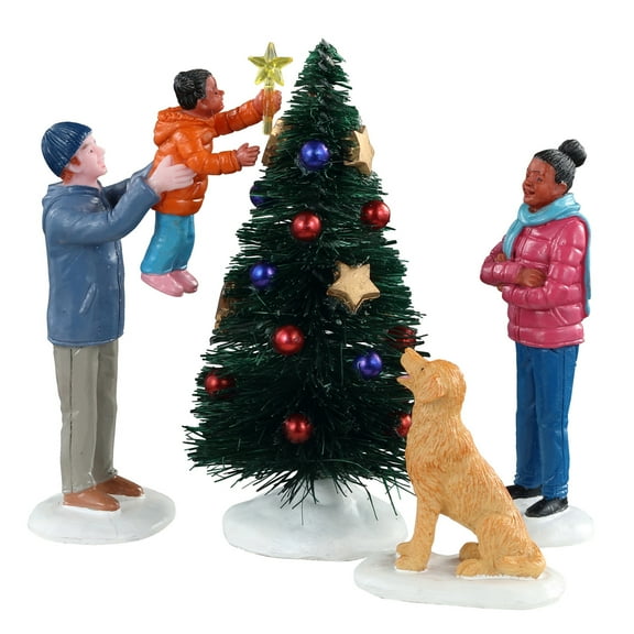 Lemax, The Final Touch FIGURINES CHRISTMAS 4pc