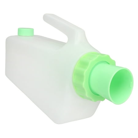 Botella De Orina Masculina, Botella De Orina Masculina Reutilizable A Prueba De Derrames Espesar Urinario Portátil De 1000 Ml Con Tapa Para Hombres