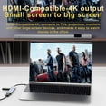 thumbnail image 3 of Velocidad rápida Tipo C HUB 7-IN-1 Portátil USB 3.0 HDMI - Estación de acoplamiento compatible con HDMI PD Carga USB-C Multiptor Adaptador Convertidor Monstrate EL005676-00B, 3 of 7
